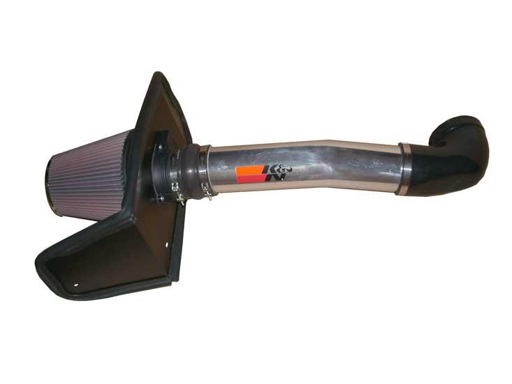 Hummer H2 Performance Air Intake - K&N Engineering - 77 Metal, Mandrel-Bent Aluminum Intake Tube - `03-`09
